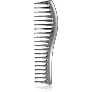 Janeke Chromium Line Wavy Comb for Gel Application grzebień do włosów do aplikacji produktów żelowych 18,5 x 5 cm