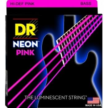 Dr Npb 45-105 Neon Pink Bass Struny Gitara Basowa