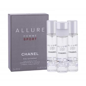 Chanel Allure Homme Sport Eau Extreme 3x20 ml woda toaletowa dla mężczyzn