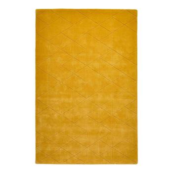 Żółty wełniany dywan Think Rugs Kasbah, 120x170 cm