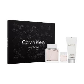 Calvin Klein Euphoria zestaw Edt 100 ml + Balsam po goleniu 100 ml + Edt 15 ml dla mężczyzn