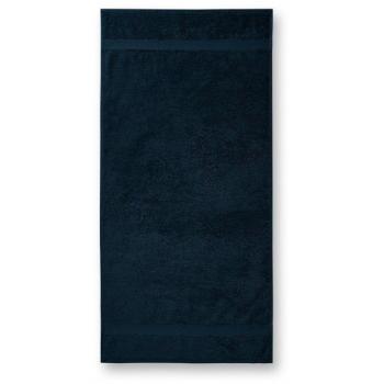 Ręcznik bawełniany o dużej gramaturze, 50x100cm, ciemny niebieski, 50x100cm
