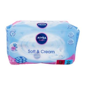 Nivea Baby Soft & Cream 2x63 szt chusteczki oczyszczające dla dzieci