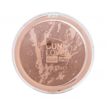 Catrice Sun Lover Glow Bronzing Powder 8 g bronzer dla kobiet 010 Sun-kissed Bronze