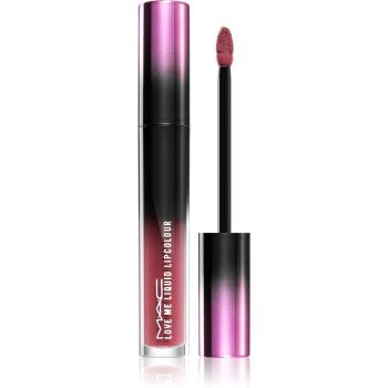 MAC Cosmetics Love Me Liquid Lipcolour kremowa szminka o satynowym wykończeniu odcień Hey, Frenchie 3,1 ml
