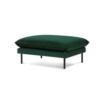 Zielony aksamitny podnóżek Cosmopolitan Design Vienna, 100x80 cm