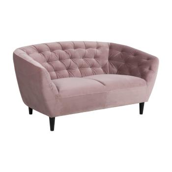 Różowa sofa Actona Ria, 150 cm