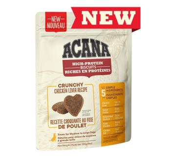ACANA High protein crunchy treats 100 g przysmaki z wątróbką drobiową dla psa