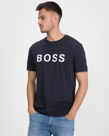 BOSS logo Koszulka Niebieski
