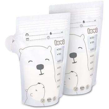 LOVI Buddy Bear woreczek do przechowywania pokarmu przechowywanie mleka matki 25x200 ml