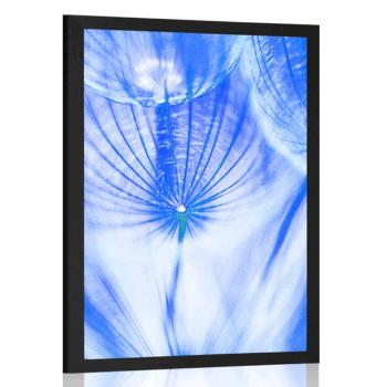 Plakat dmuchawiec w niebieskim kolorze - 40x60 white
