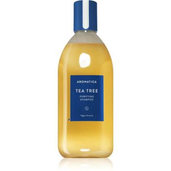 Aromatica Tea Tree Balancing głęboko oczyszczający szampon do przetłuszczającej się skóry głowy 400 ml