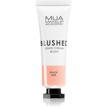 MUA Makeup Academy Blushed Liquid Blusher róż w płynie odcień Peach Puff 10 ml