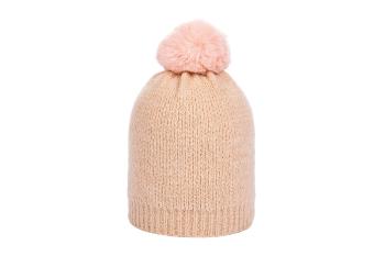 Damska czapka zimowa Alpaca - róžowa - Rozmiar uniwersalny rozmiar