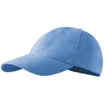 6-panelowa czapka z daszkiem, niebieskie niebo, nastawny