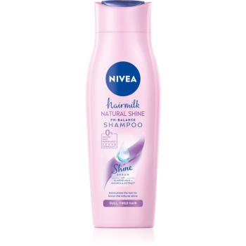 Nivea Hairmilk Natural Shine szampon pielęgnujący 250 ml