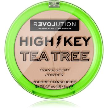 Revolution Relove High Key transparentny puder w kompakcie do skóry problemowej 6 g