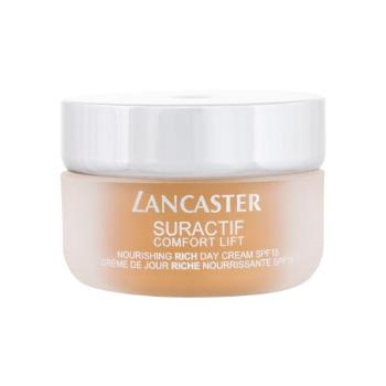 Lancaster Suractif Comfort Lift Nourishing Rich Day Cream SPF15 50 ml krem do twarzy na dzień dla kobiet Uszkodzone pudełko