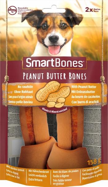 SMART BONES Peanut Butter medium 2 szt. kości do żucia dla psów ras średnich masło orzechowe