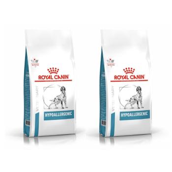 ROYAL CANIN Veterinary Dog Hypoallergenic sucha karma dla dorosłych psów z niepożądanymi reakcjami na pokarm 2x14 kg
