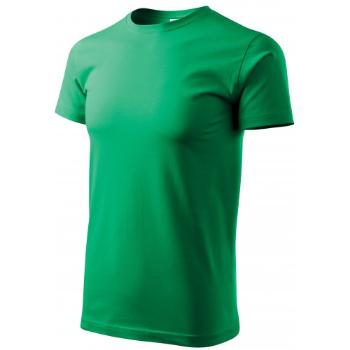 Prosta koszulka męska, zielona trawa, XL