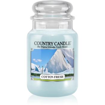 Country Candle Cotton Fresh świeczka zapachowa 652 g