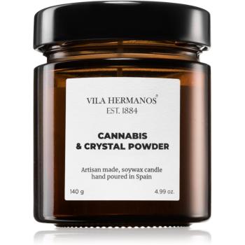 Vila Hermanos Apothecary Cannabis & Crystal Powder świeczka zapachowa 140 g
