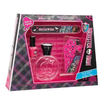 Monster High Monster High zestaw Edt 50 ml + Pilniczek do paznokci + Lakier do paznokci 7 ml+ Naklejki na paznokcie dla dzieci