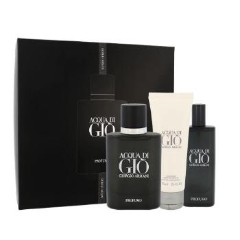 Giorgio Armani Acqua di Giò Profumo zestaw Edp 40 ml + Żel pod prysznicl Acqua di Gio 75 ml + Edp 15 ml dla mężczyzn