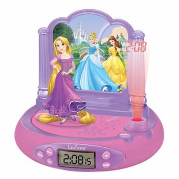 LEXIBOOK Disney Princess Project Projection Alarm Clock
