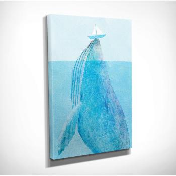 Obraz na płótnie Whale, 30x40 cm