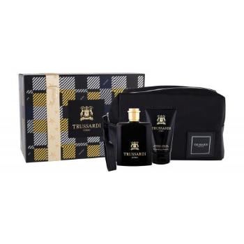 Trussardi Uomo 2011 zestaw Edt 100 ml + Żel pod prysznic 100 ml + Kosmetyczka dla mężczyzn