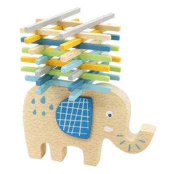Bino Drewniana gra balansująca, słoń