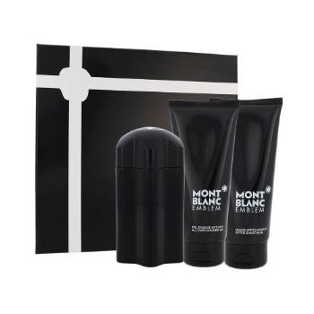 Montblanc Emblem zestaw Edt 100 ml + Balsam po goleniu 100 ml + Żel pod prysznic 100 ml + Edt Emblem Intense 1,2 ml dla mężczyzn