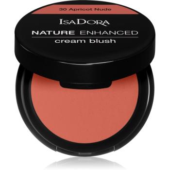 IsaDora Nature Enhanced Cream Blush róż w kompakcie,pędzel i lusterko odcień 30 Apricot Nude