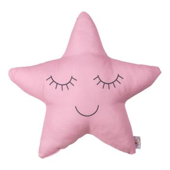 Różowa poduszka dziecięca z domieszką bawełny Mike & Co. NEW YORK Pillow Toy Star, 35x35 cm