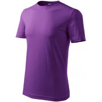 Klasyczna koszulka męska, purpurowy, S