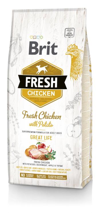 BRIT Fresh chicken with potato adult great life 2,5 kg