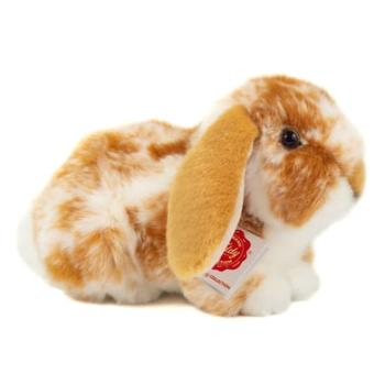 Teddy HERMANN ®Widokowy królik jasnobrązowo-biały, 23 cm