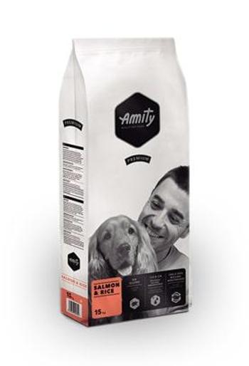 AMITY premium pies SALMON/ryż - 15kg