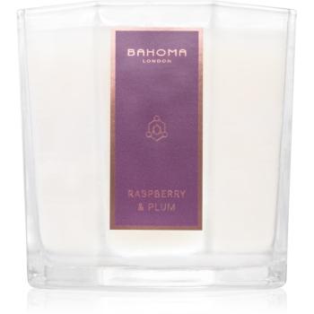 Bahoma London Octagon Collection Raspberry & Plum świeczka zapachowa 180 g