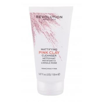 Revolution Skincare Pink Clay Mattifying 150 ml pianka oczyszczająca dla kobiet