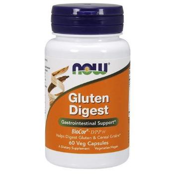 NOW Gluten Digest - 60vegcapsZdrowie i uroda > Poprawa Metabolizmu / Trawienia