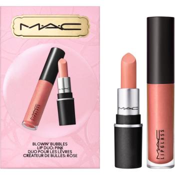MAC Cosmetics Bubbles & Bows Blowin Bubbles Lip Duo zestaw upominkowy Pink (do ust) odcień