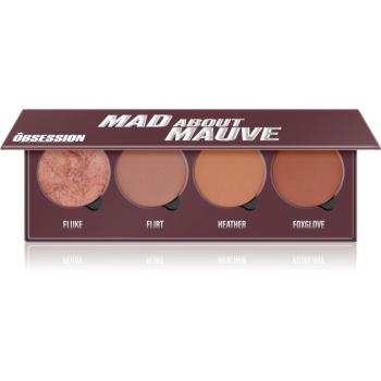 Makeup Obsession Mad About Mauve paleta róży 4 x 2.50 g