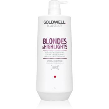 Goldwell Dualsenses Blondes & Highlights odżywka do blond włosów neutralizująca żółtawe odcienie 1000 ml