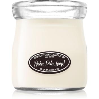 Milkhouse Candle Co. Creamery Rake, Pile, Leap! świeczka zapachowa Cream Jar 142 g