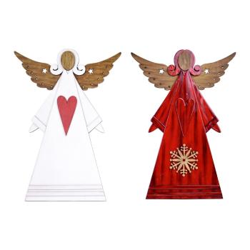 Zestaw 2 figurek świątecznych Ego Dekor Angel Curl