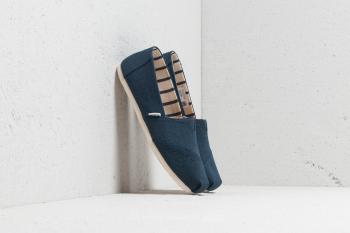 TOMS Wmn Classic Majolica Blue Heritage Canvas