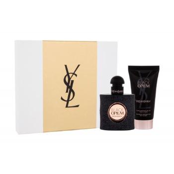 Yves Saint Laurent Black Opium zestaw Edp 30ml + 50ml Balsam dla kobiet